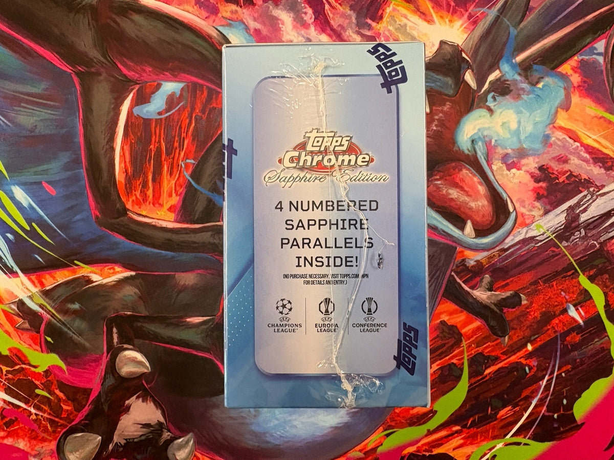 Topps Chrome® Sapphire UEFA Club Competitions 2025/26 Hobby Box Brand New Sealed