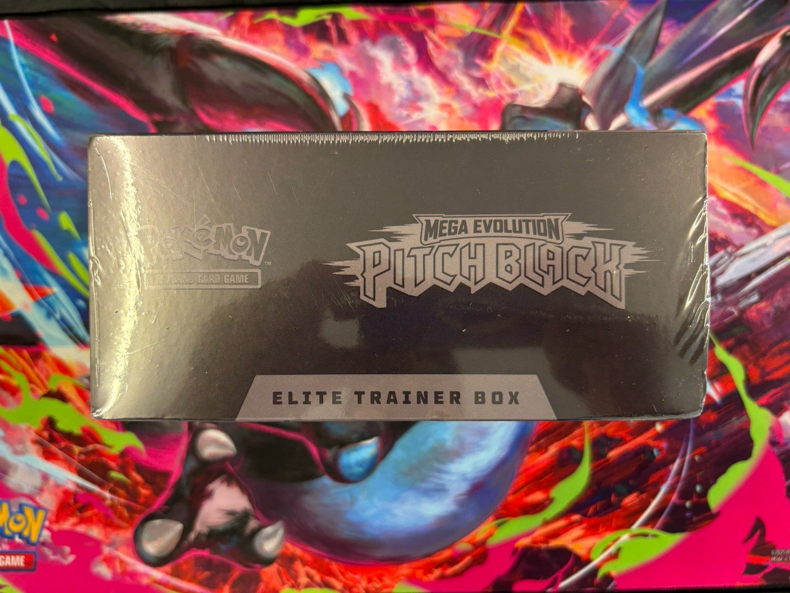 Pokémon TCG: Mega Evolution—Pitch Black Elite Trainer Box Brand New Sealed