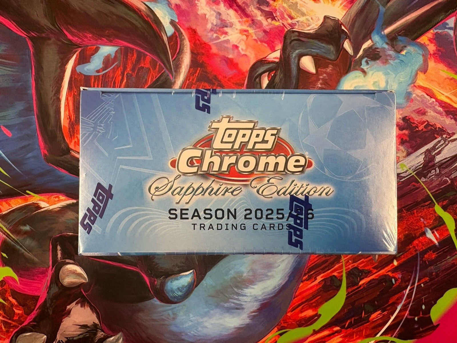 Topps Chrome® Sapphire UEFA Club Competitions 2025/26 Hobby Box Brand New Sealed